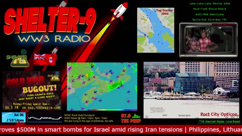 LIVE 24/7 Music/Wx/Prepping/WW3-News