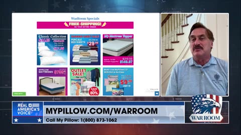 Free Shipping On Your Entire Order: Mike Lindell On Latest MyPillow Deals For The WarRoom Posse