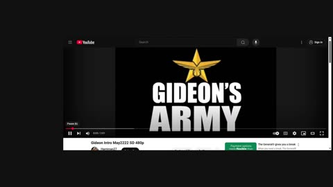 GIDEONS ARMY WED 7/15/25 @ 10 AM EST