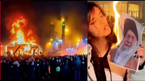PROTESTERS IN IRAN SET FIRE TO MOSQUE, GOVERNMENT BUILDINGS AND POLICE STATIONS