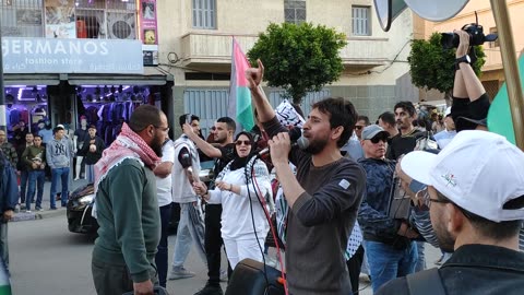 مسيرة الأواني للتنديد بالتجويع الممنهج على سكان غزة طنجة 11 05 2025 يا الخونة يا المطبع يا جبان