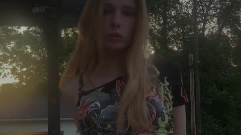 She is here during the day now