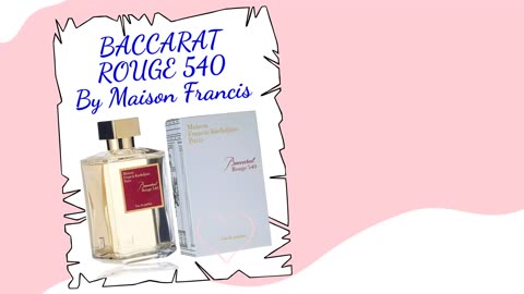 Maison Francis Kurkdjian BACCARAT ROUGE 540 by Maison Francis