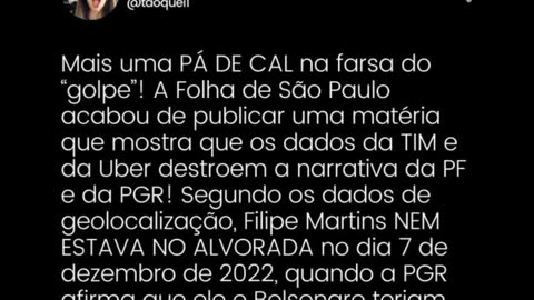 NÃO HOUVE GOLPE ❗😁