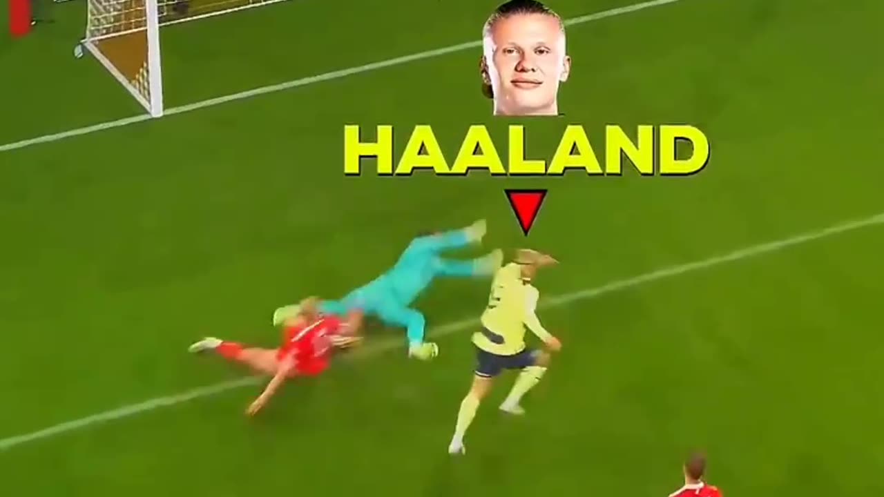 "Haaland destroys defenders"