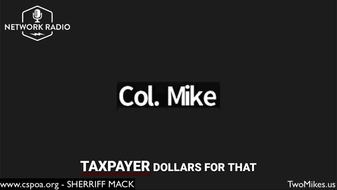 Sheriff Richard Mack Says Taxpayer Funding for Planned Parenthood Is Absolutely Criminal