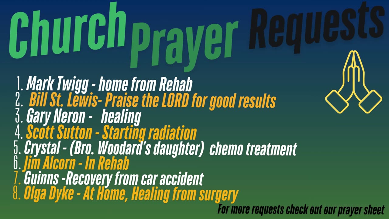 Live CBC Church Service