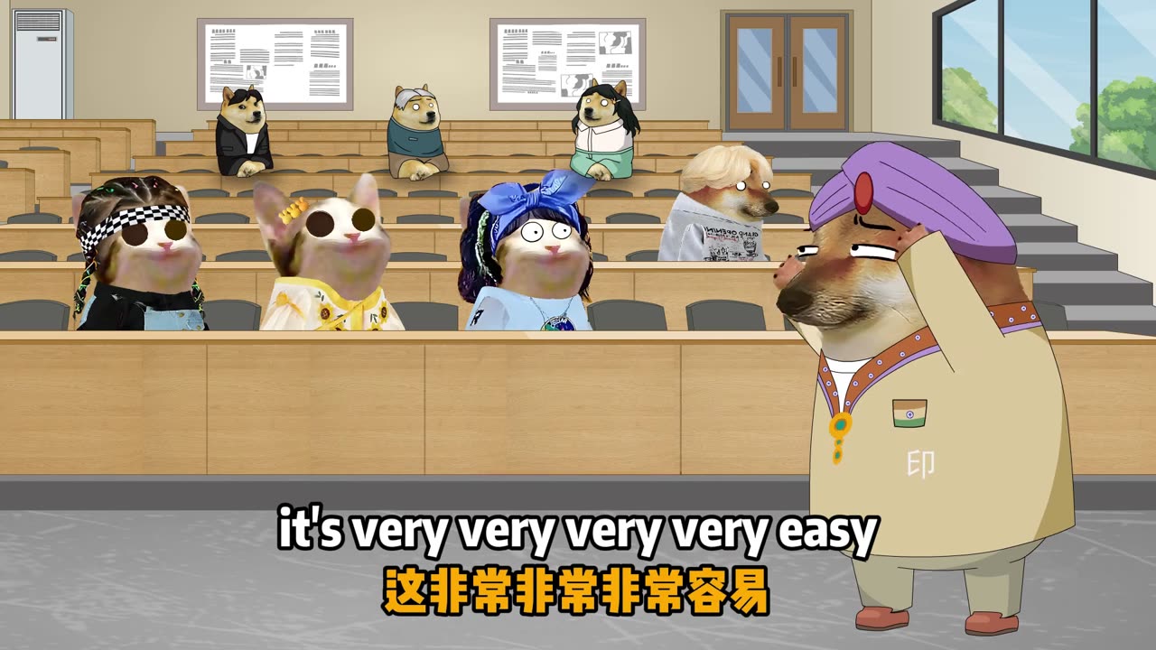 When you were studying abroad and met an Indian professor