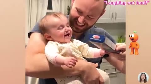 Cute And Funny Baby Laughing Hysterically __ 5-Minute Fails-1