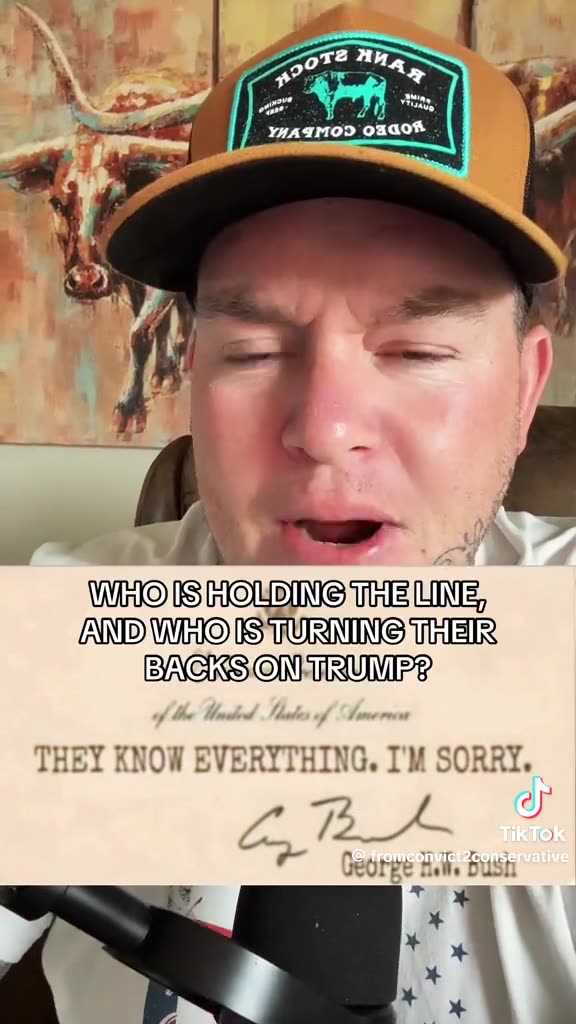 WHO IS HOLDING THE LINE AND WHO IS TURNING THEIR BACKS ON TRUMP?