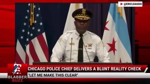 Chicago Police Chief Delivers A Blunt Reality Check