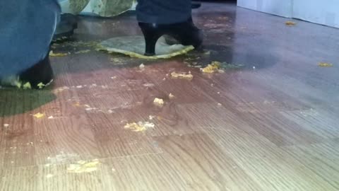 Classic High Heels Crush Pizza