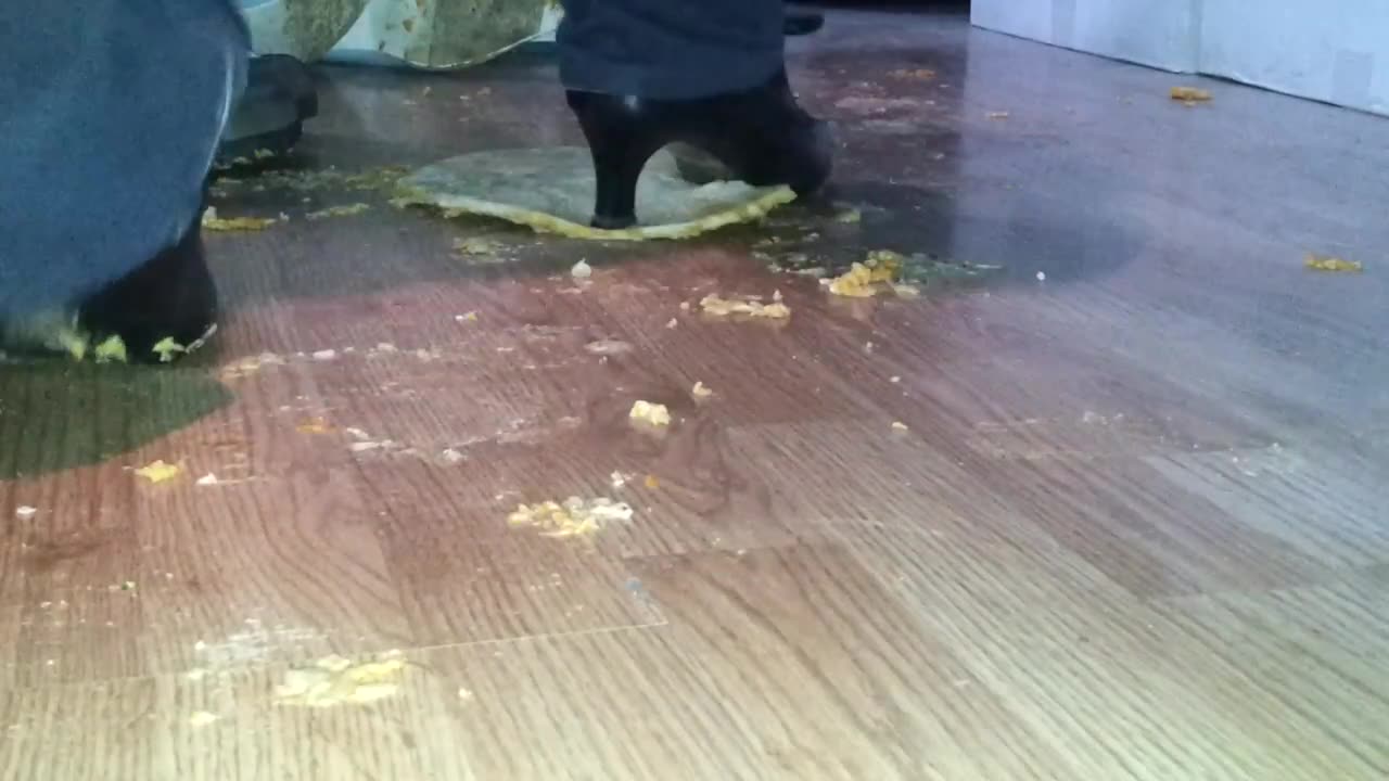 Classic High Heels Crush Pizza