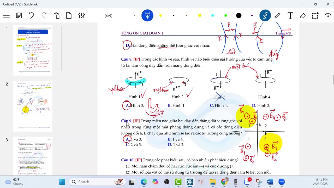 "Buổi 12: Chữa BTVN từ trường "
