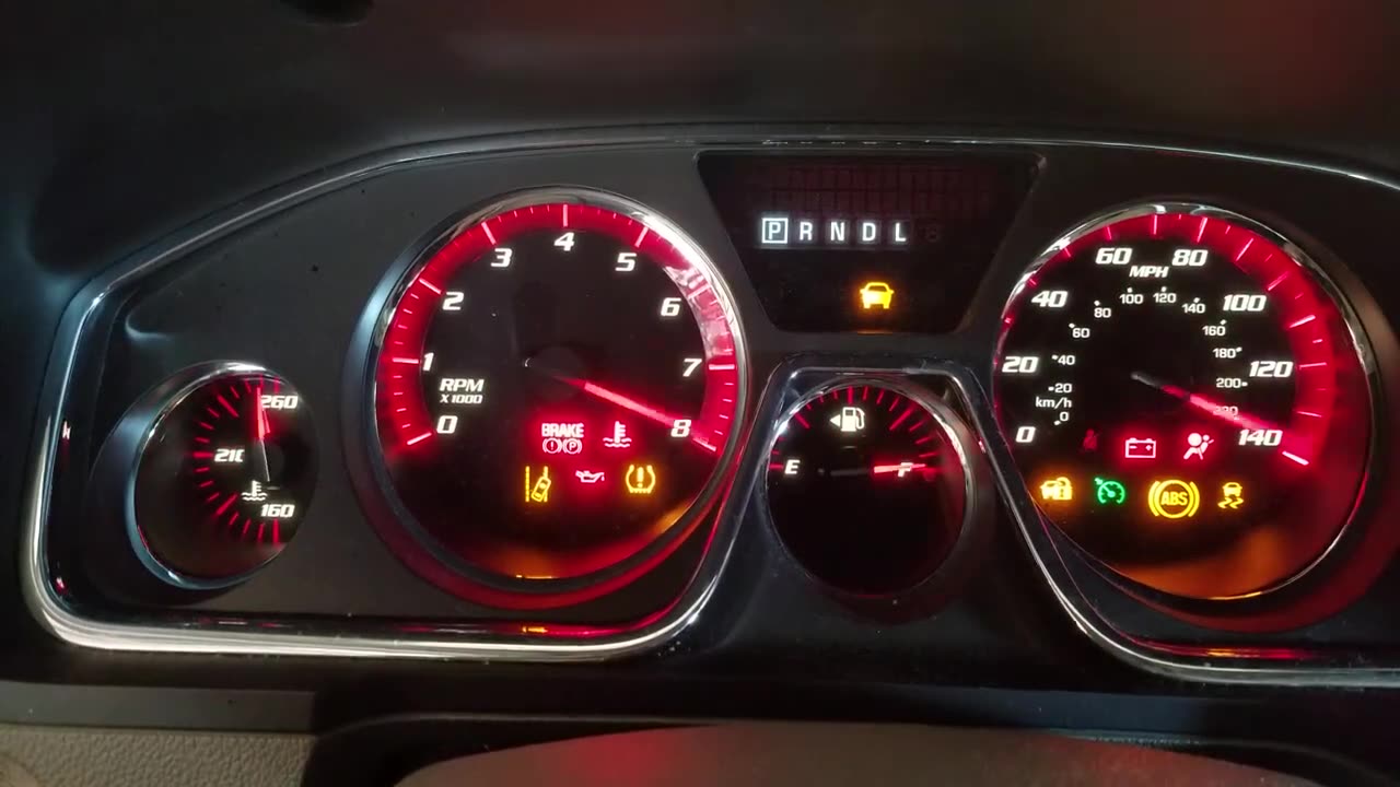 Reset oil light 2015 GMC Acadia