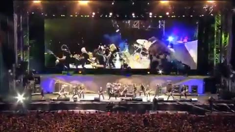 Metallica, Megadeth, Anthrax & Slayer performing together (2010)