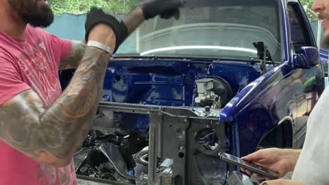 Weight Reduction Madness! Chopping Up the Front End of My OBS Chevy C1500 Drag Truck
