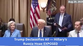 Trump Orders FULL Declassification — Hillary Clinton’s Russia Hoax EXPOSED, Prison May Be Next 🔥🇺🇸