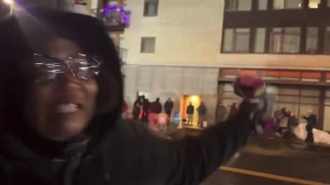 Resident of the building next to the Portland ANTIFA encampment reacts