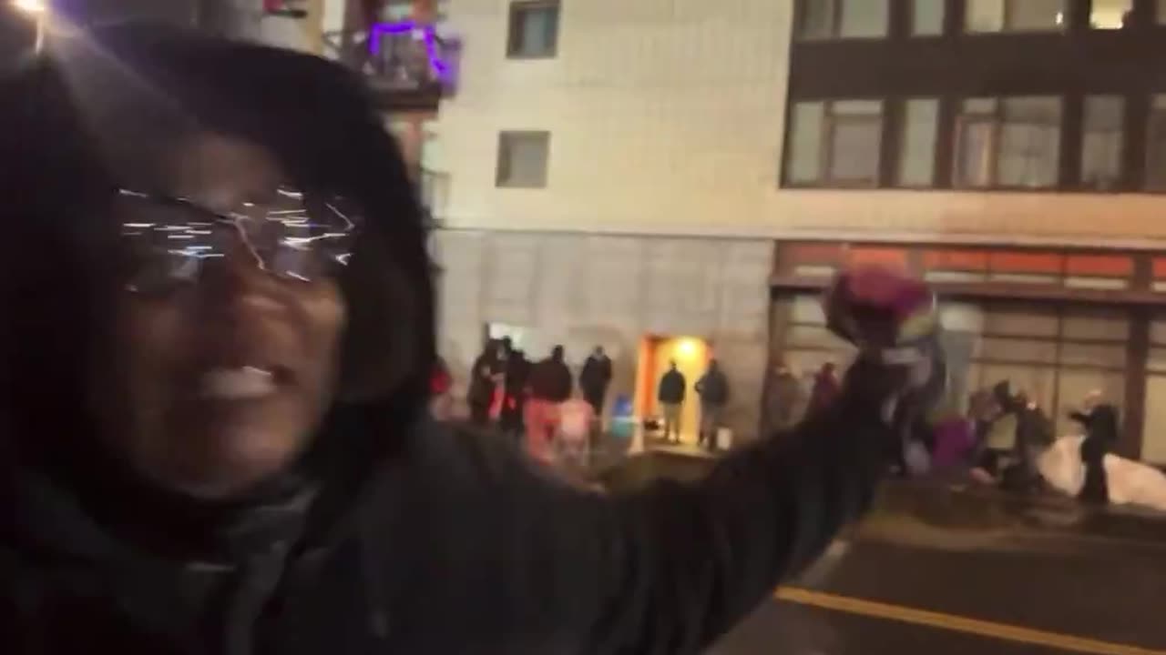 Resident of the building next to the Portland ANTIFA encampment reacts