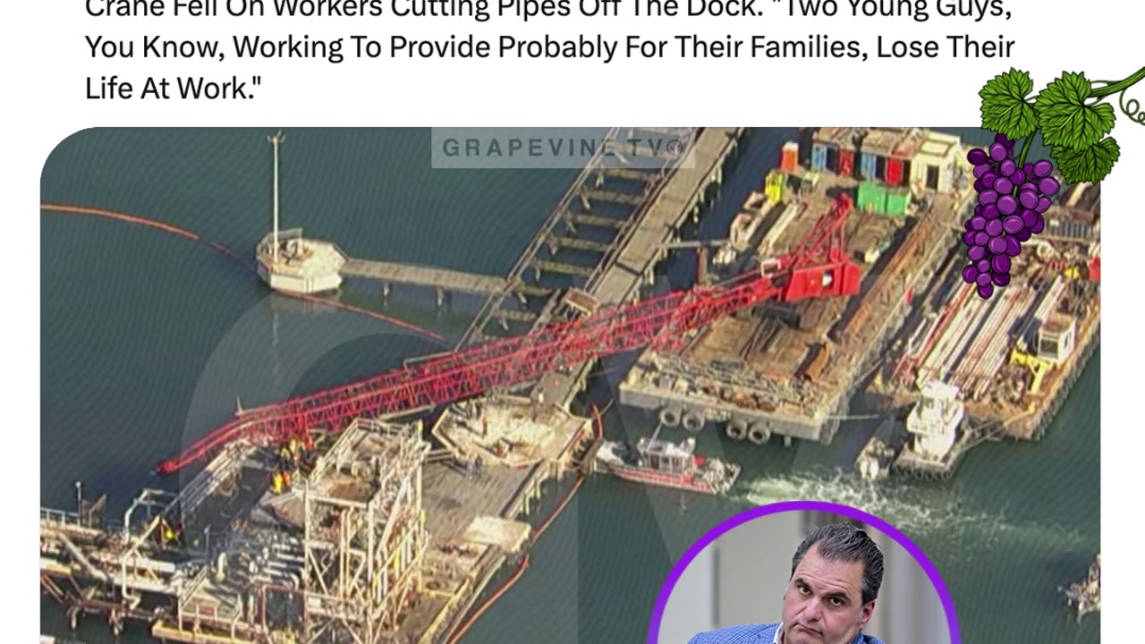 2 Workers Killed In Everett, MA Crane Collapse After Cable Snap. Mayor: They Were Cutting Dock Pipes