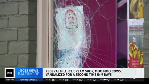 Niggers vandalize Moo Moo Cows Ice Cream