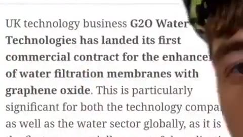 ⚠️☢️☣️⚠️ARE THEY PLANNING to deliver nano-tech & GRAPHENE OXIDE in the municipal water supply.‼️