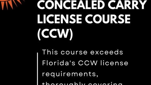 CCW Classes | West Palm Beach, FL