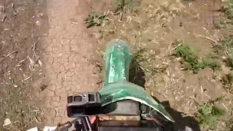 Attack aircraft liberated Staromayorskoye on motorcycles