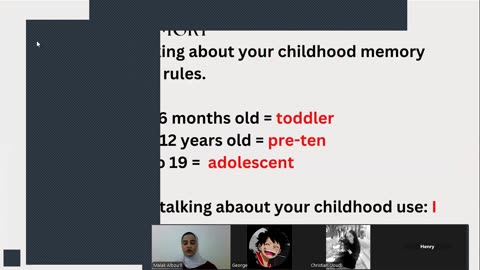 Talking about childhood memory(7)