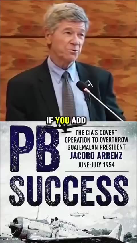 Professor Jeffrey Sachs explaining how, in 1953, the US and Britain overthrew Iran's democratically