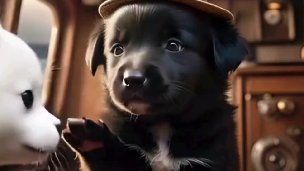 The Cutest Black & White Puppies
