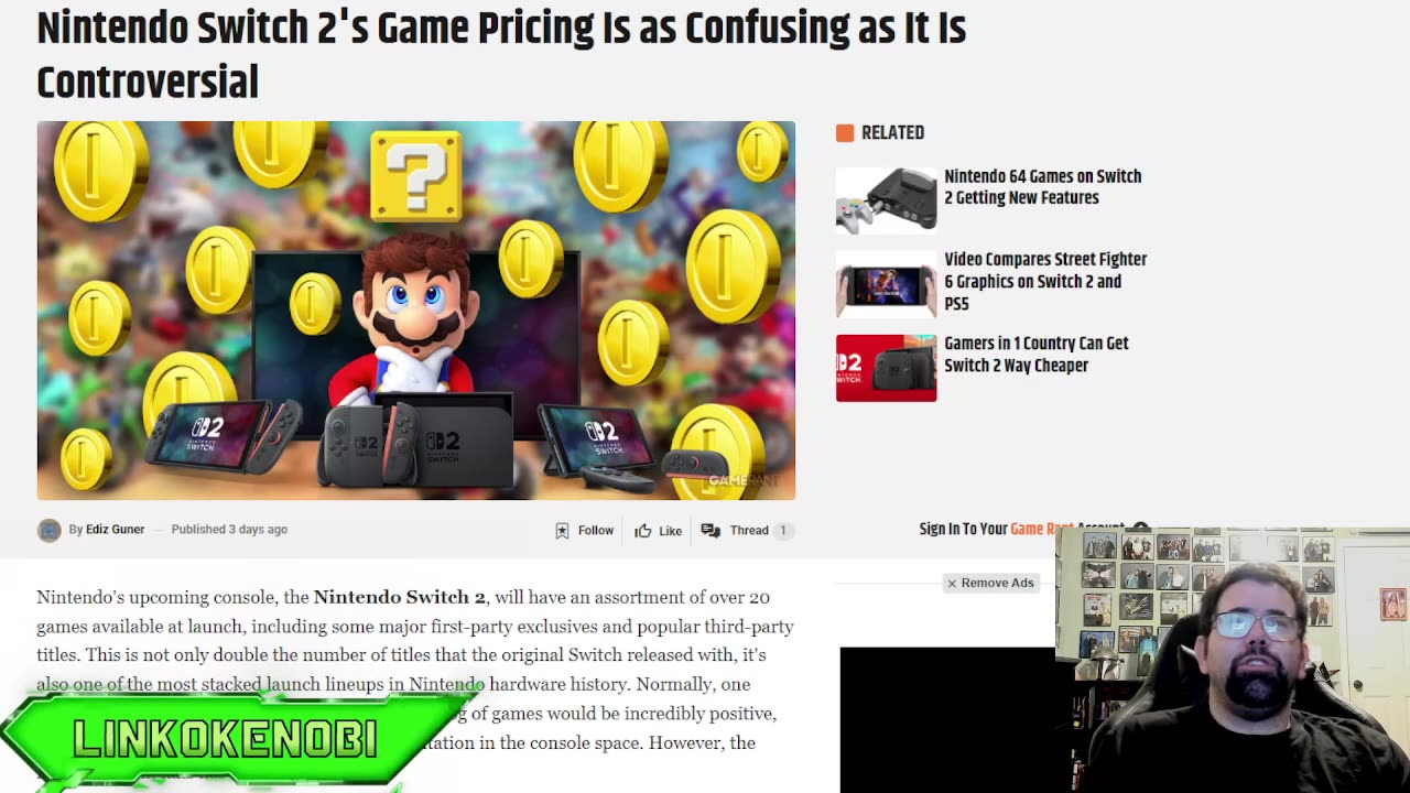 Nintendo Switch 2 Prices Controversy Continues