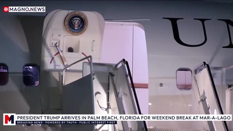 🇺🇸 Donald Trump Arrives in Palm Beach, Florida for Weekend Break at Mar-a-Lago [LIVE]