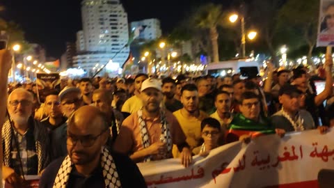 مسيرة شعبية بطنجة دعما لفلسطين ومن أجل وقف الإبادة الجماعية 16 08 2025 يسقط التطبيع