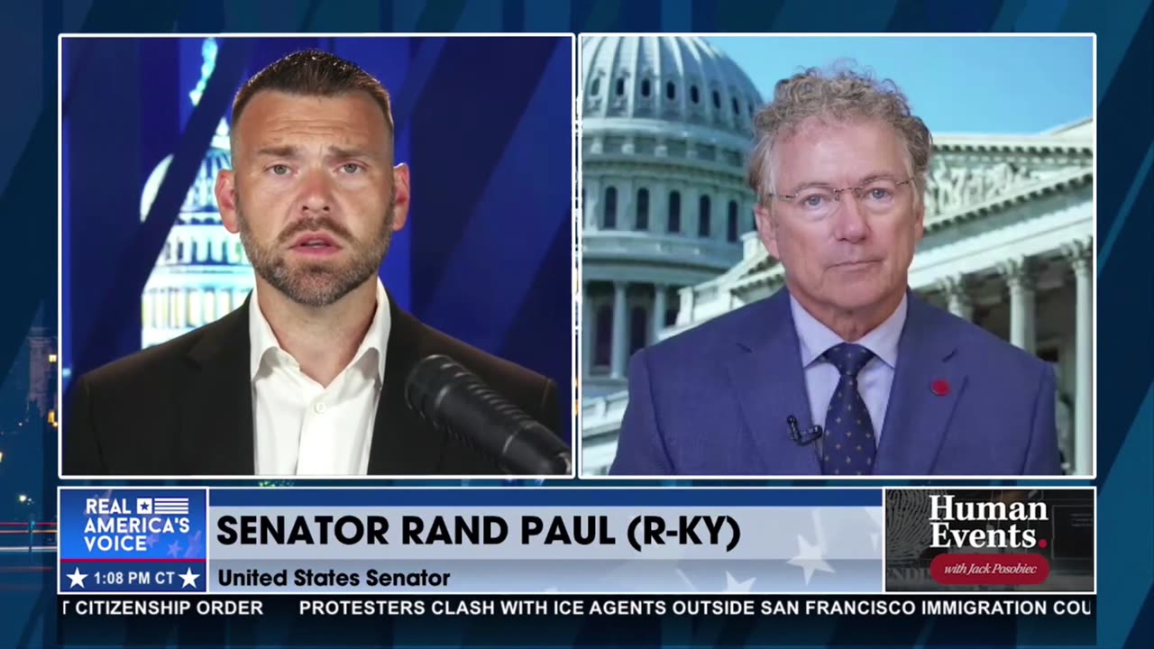 SEN. RAND PAUL | FULL INTERVIEW | Jack Posobiec on Human Events Daily
