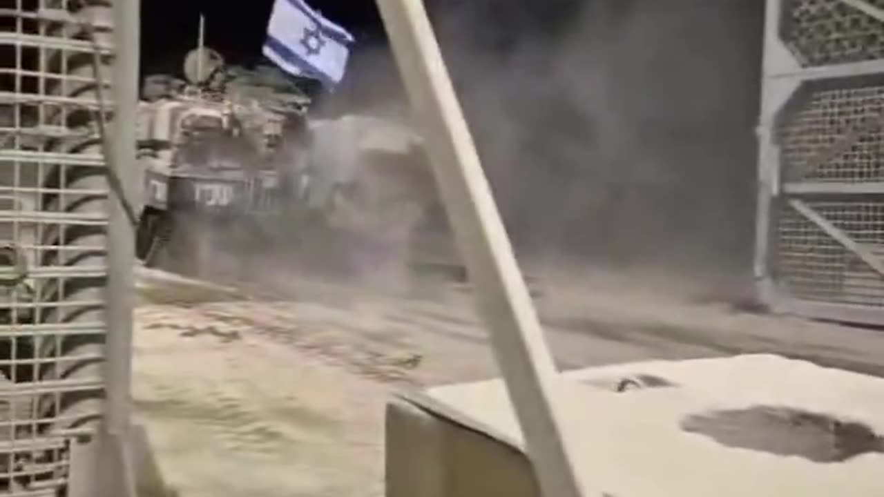 First videos appear online of Israel launching its ground offensive to take Gaza City