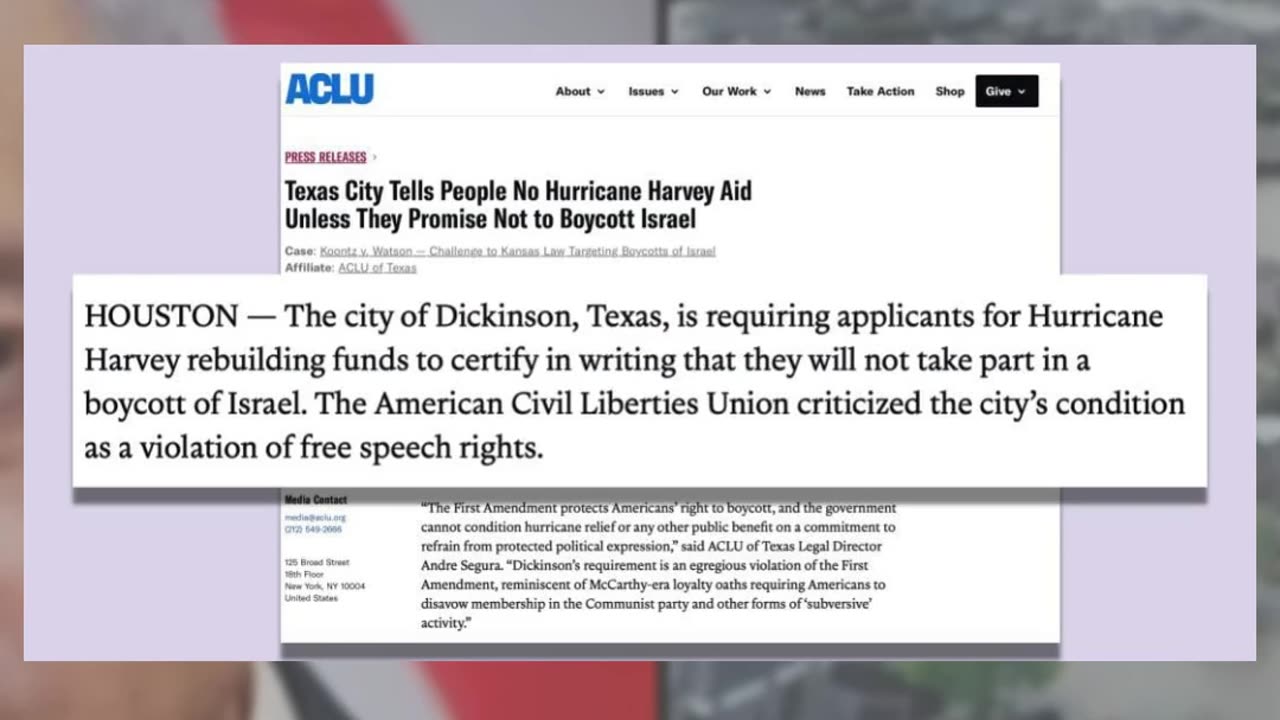 Fact Check: Texas City Did NOT Require Residents To Sign 'Israel Loyalty Pledge' To Get Flood Relief