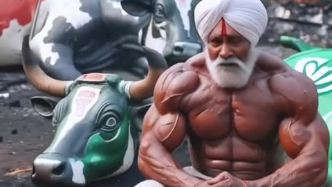 Grandpa body builder the bussinessman