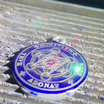 Sigil of Metatron Pendant in Sterling Silver | Sacred Geometry by Peter Stone