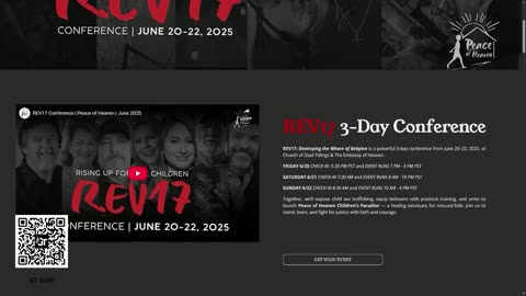 JDATA17 - REV17: June 20–22, 2025 | Live Church of Glad Tidings & The Embassy of Heaven -REV17 Anti-Child Tr*fficking Conference - JDATA