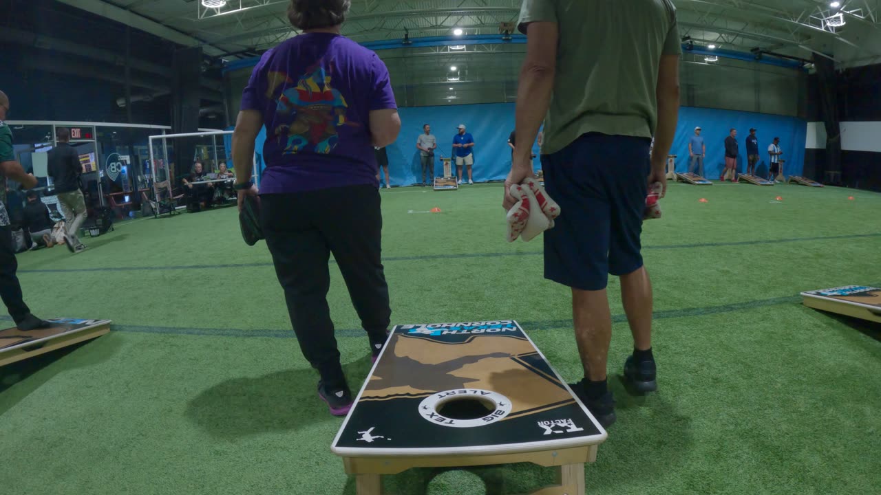10.30.25 NTXC TCL Cornhole, A league week 7 - Match 1