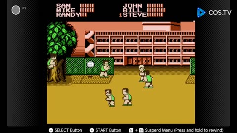 NSOSNES_Super_Dodge_Ball_Bean_Ball_All_Characters_and_Difficulties