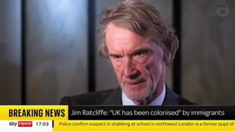 Manchester United co-owner and INEOS Group chairman Sir Jim Ratcliffe: "The UK's been colonized