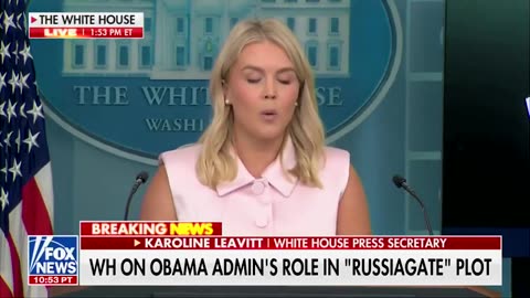 Here it is: Ten years in the making! The United States Press Secretary, Karoline Claire Leavitt: