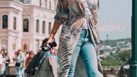 She Walks, and the World Moves