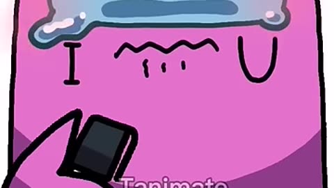 Breaking: Among us Rodamrix || I ❤️/ LOVE YOU 2 || Pink x Purple || #animation m