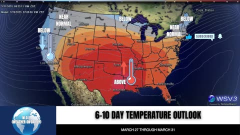 🌡️ Big Warm-Up Ending March! 6-10 Day Weather Outlook! March 21 #shorts #springweather #forecast