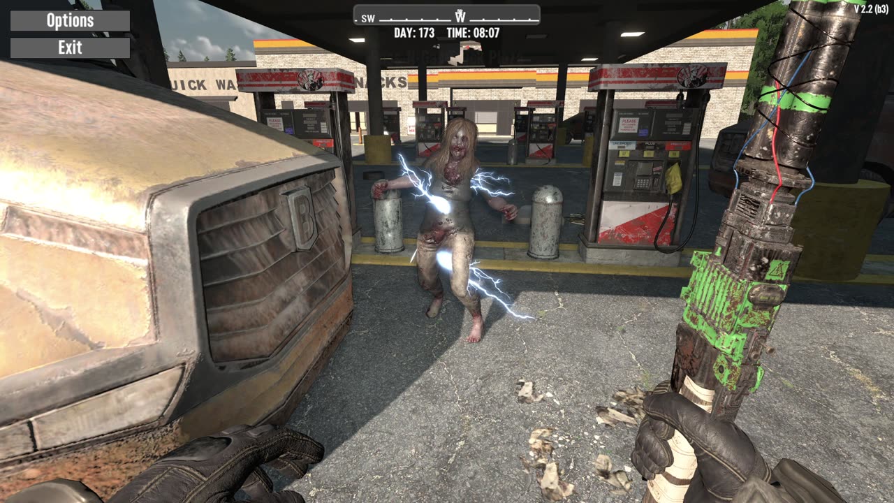 Let's play some 7 Days to Die lets try and get some Resources for the Blood Moon Base