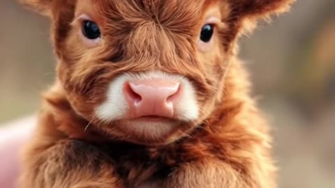 Cute little calf